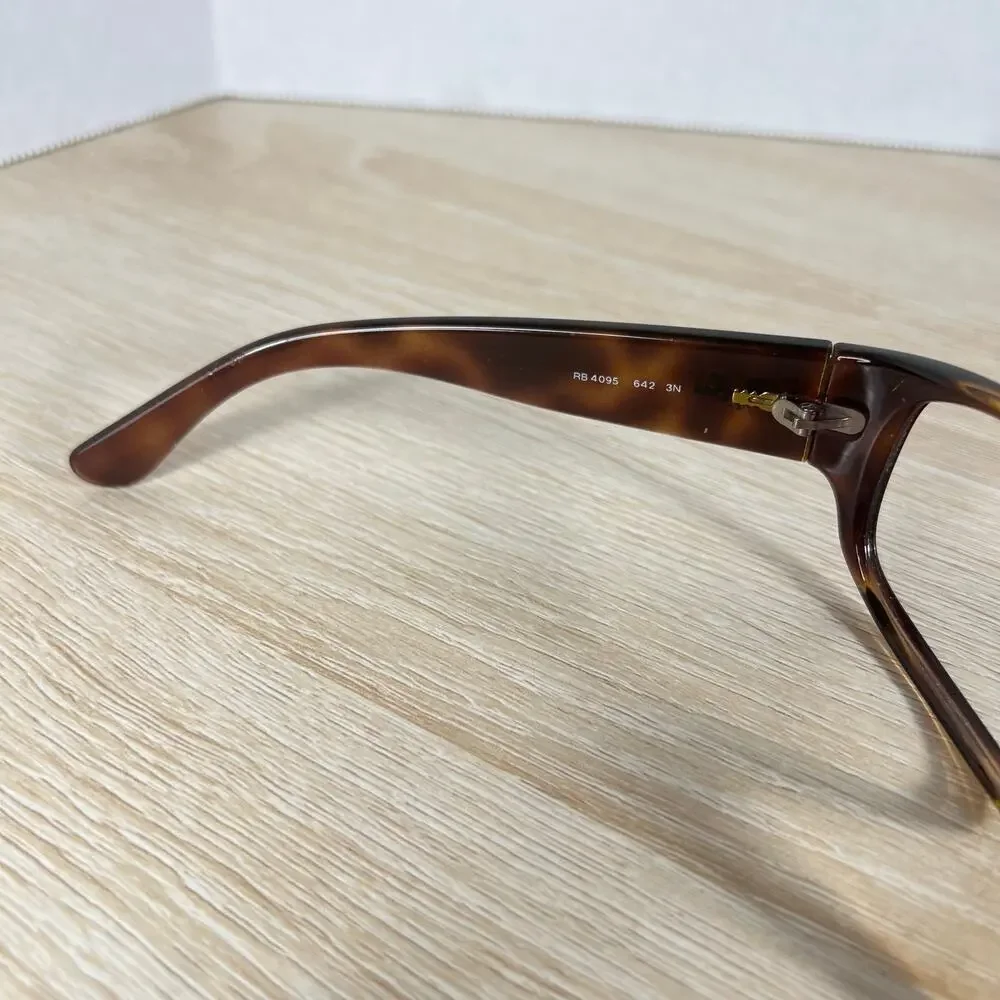 Ray-Ban RB4095 642/57 Sunglasses Frames Only Tortoise Shell Italy Wrap